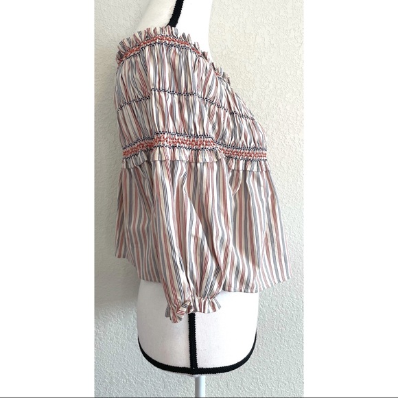 NWT Gianni Bini Magda off the shoulder top small - Picture 5 of 10